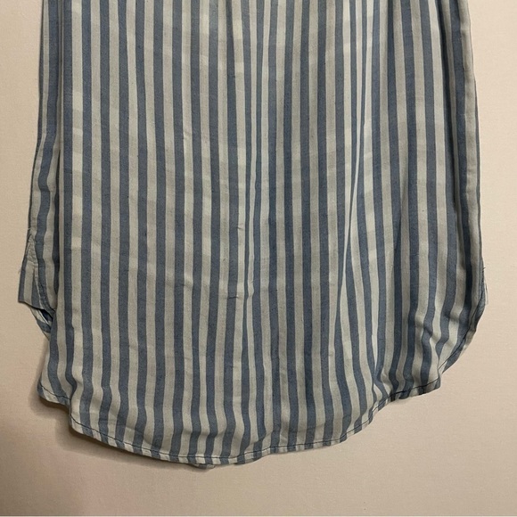 Anthropologie Cloth and Stone Boho Striped Off Shoulder Dress - Picture 11 of 16